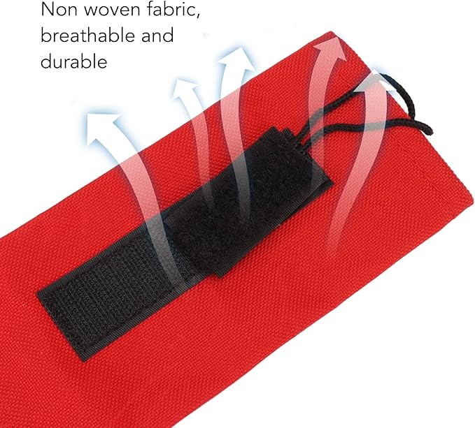 GLOGLOW Horse Tail Bag, Design Horse Tail Guard with Fringe for Keep Tail and Protected (Red)